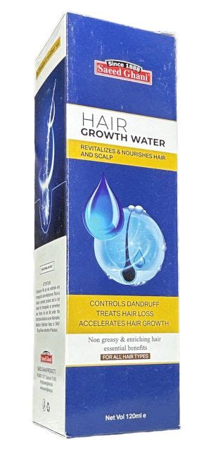 Saeed Ghani Hair Growth Water 120ml Desi Super Market