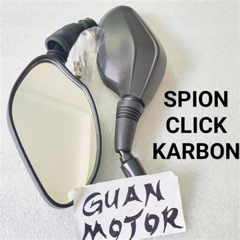 Jual Spion Click Hma Tangkai Polos Karbon Dan Karbon T Nmax Pcx Vario