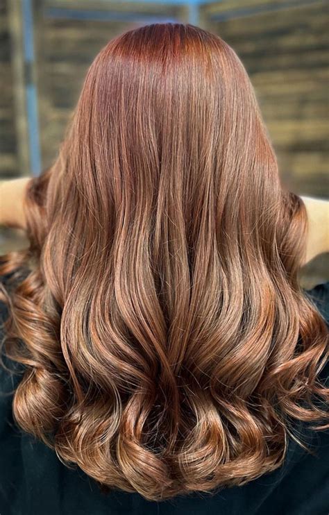 50 Trendy Hair Colour For Every Women Red Tawny Bright Chestnut