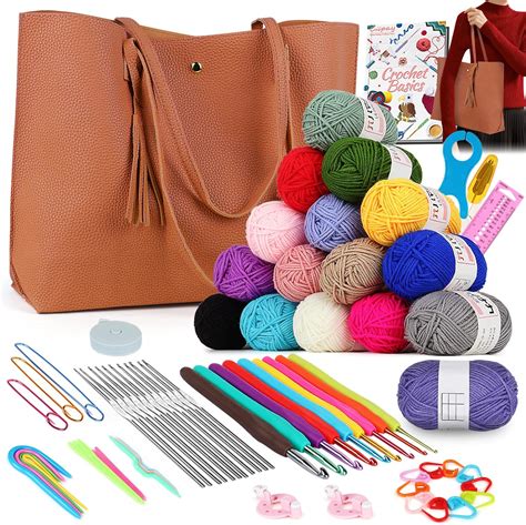 Coopay Crochet Kit For Beginners 71pcs Crochet Kit With Instructions