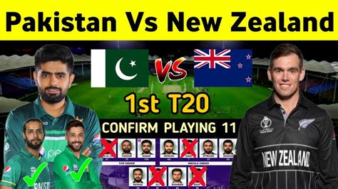 Pakistan Vs New Zealand 1st T20 Match 2024 Playing 11 And Timetable Pak