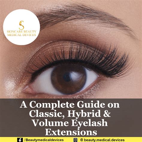 A Complete Guide On Classic Hybrid Volume Eyelash Extension