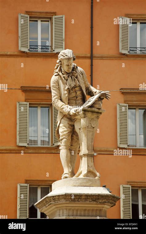 Statue Of Luigi Galvani Piazza Galvani Bologna Italy Stock Photo Alamy