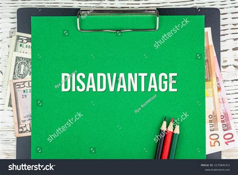 disadvantages concept images stock  vectors shutterstock