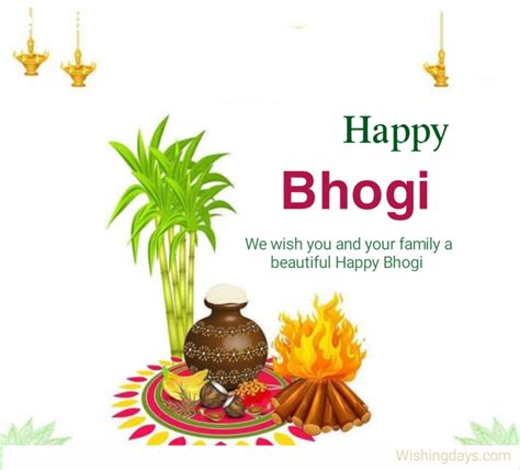 Happy Bhogi Wishes 2025 Quotes Images Messages Status Wishing Days