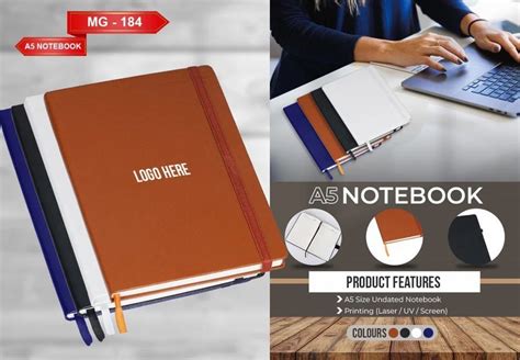 PU Cover Perfect Bound A5 Size Notebook At Rs 175 Piece In Chennai ID