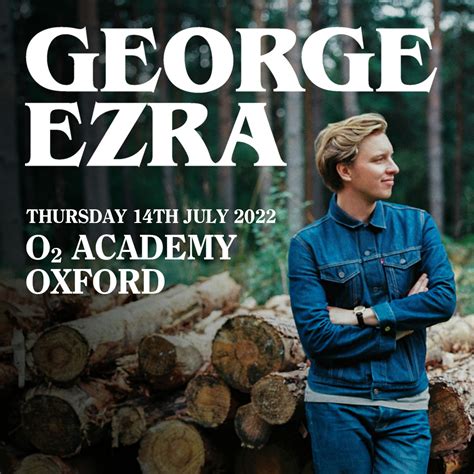 George E Z R A On Twitter Tickets For My Oxford Show Are On Sale Now