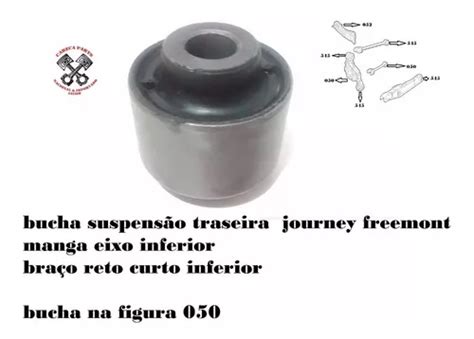 Bucha Manga Eixo Traseira Freemont Journey Parcelamento Sem Juros