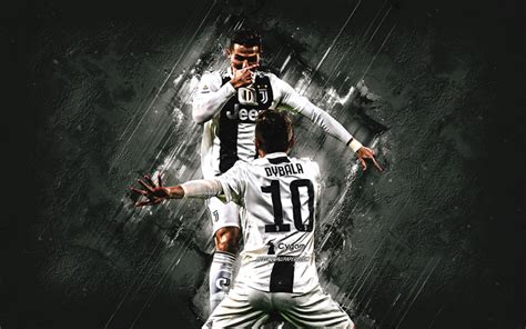 Download wallpapers Cristiano Ronaldo, Paulo Dybala, Juventus FC, goal ...