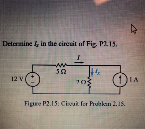 Solved Determine I In The Circuit Of Fig P V I Chegg