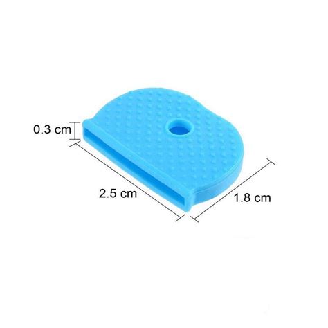 Key Cover Color Key Cover Semicircular Elastic Rubber Universal Key