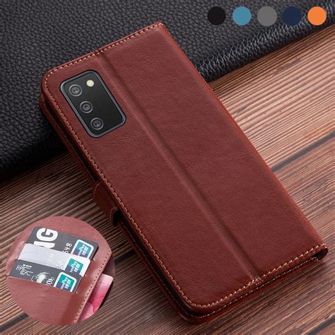 Capa Flip De Couro Luxuosa Para Samsung Galaxy Para Modelos A02s A02s