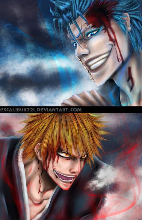 Ichigo vs Grimmjow | Bleach anime, Anime, Bleach