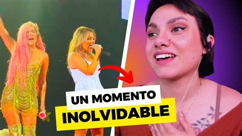 Momento Hist Rico Karol G Amaia Montero Rosas En Vivo En El