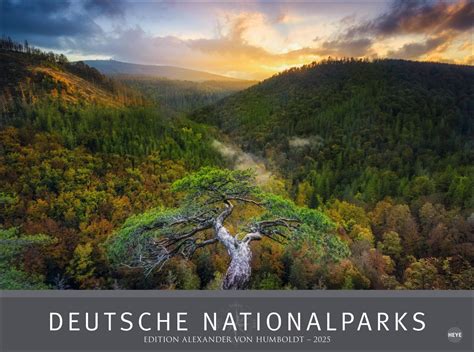 Wandkalender 2025 Deutsche Nationalparks Bücher Kunst WAZ