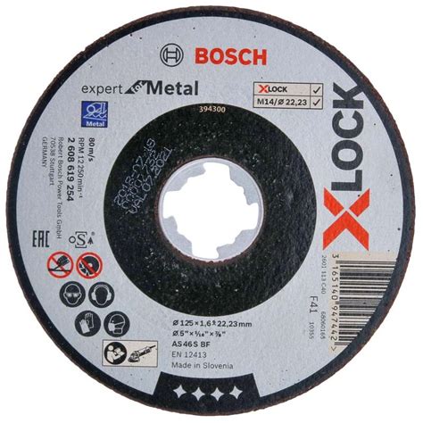 Bosch Trennscheibe X Lock Gerade Expert For Metal Mm