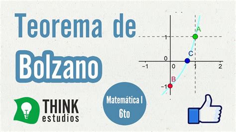 Think Estudios Teorema De Bolzano Matem Tica To A O Youtube