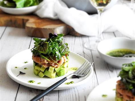 Smoked Salmon And Avocado Starter Recipe Feed Your Sole