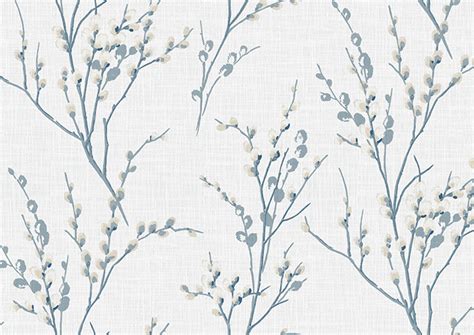 Laura Ashley Pussy Willow Off White Seaspray Made To Measure Curtains 247Curtains
