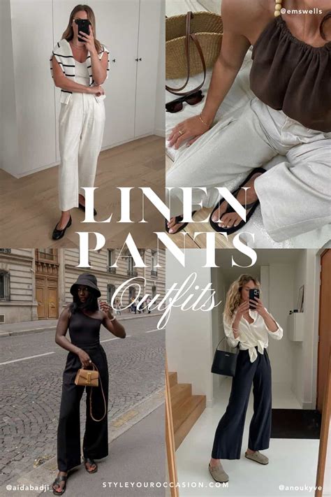 17 Effortless Linen Pants Outfit Ideas For Spring And Summer 2024