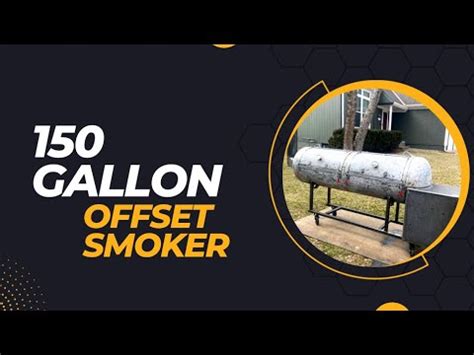 DIY Offset Smoker Build Overview YouTube