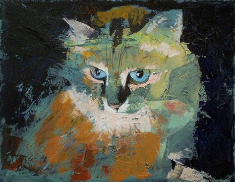 Himalayan Cat By Michael Creese Pop Art Cat Cat Painting Cat Art