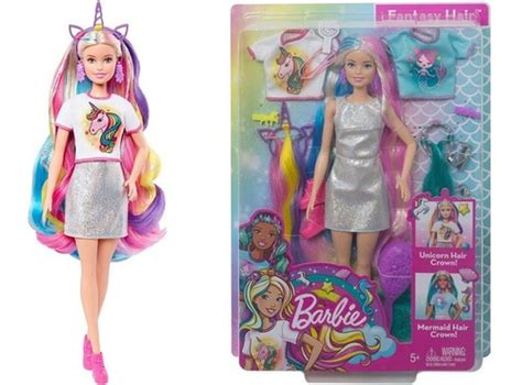 Nova Boneca Barbie Penteados Fantasia Mattel Original Ghn04