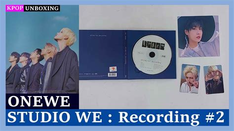 Unboxing Onewe Studio We Recording Nd Demo Album Kpop