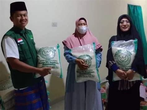 22 Ton Beras Disalurkan NU Peduli Pringsewu Untuk 2 Ribu Guru Ngaji