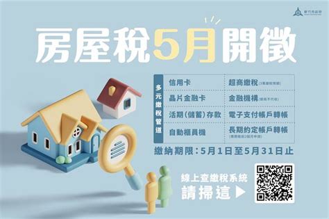 竹市房屋稅5月開徵 囤房稅估為市庫添近6千萬稅收 寶島 中時