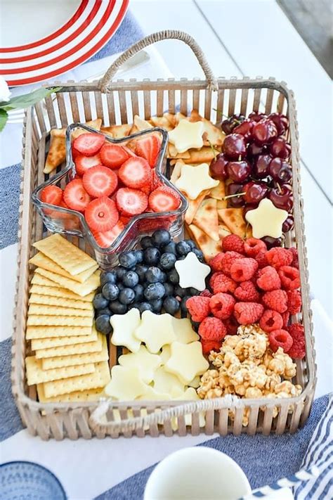 Patriotic Charcuterie Board Ideas Th Of July Desserts Fourth Of