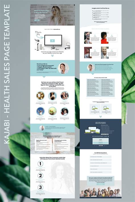 Kajabi Sales Page Templates