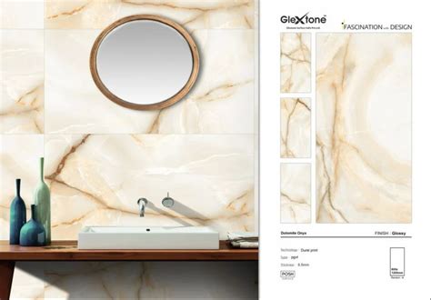 X Glextone Brand Polished Glazed Vitrified Floor Tiles