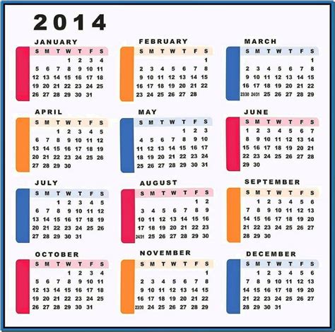 2020 Calendar Screensaver Download Screensaversbiz