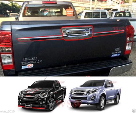 Chrome Tail Gate Tailgate Accent For Isuzu Holden Dmax D Max Pickup