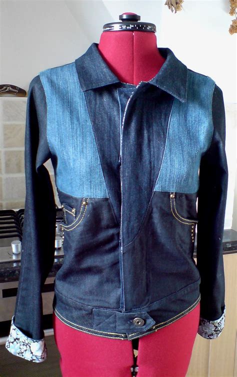 Recycled Denimjeans Jacket Sewing Projects