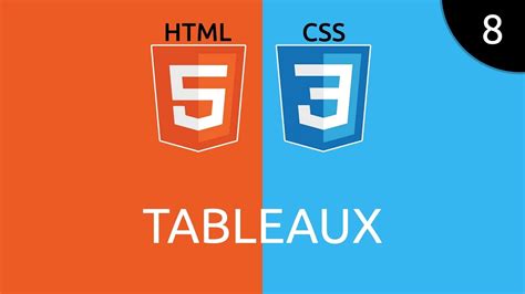 Html Css Tableaux Youtube