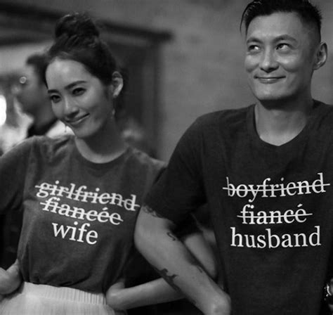 hong kong actor shawn yue ties  knot  sarah wang south china