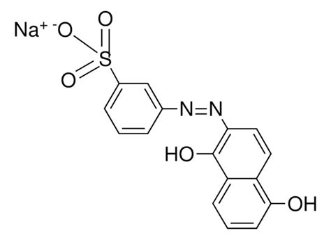 3 1 5 DIHYDROXY 2 NAPHTHYLAZO 4 HYDROXYBENZENESULFONIC ACID SODIUM