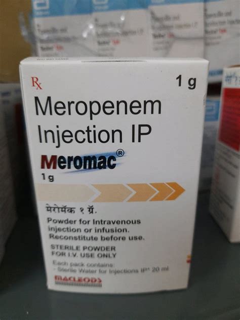 Inj Meromac Inj Meropenem G Gm At Best Price In Mumbai Id