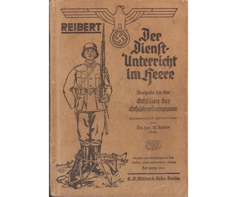 Ea Militaria Wehrmacht Reibert Handbook 1941