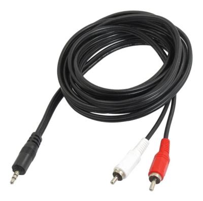 Cable De Audio Auxiliar SM Plug 3 5 a RCA Estéreo 15 M