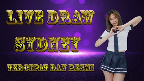 LIVE DRAW SYDNEY HARI INI MINGGU 02 OKTOBER 2022 II LIVE DRAW SDY HARI