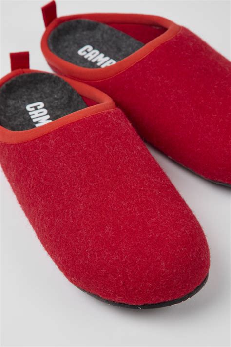 Wabi Red Slippers For Women Fallwinter Collection Camper Usa