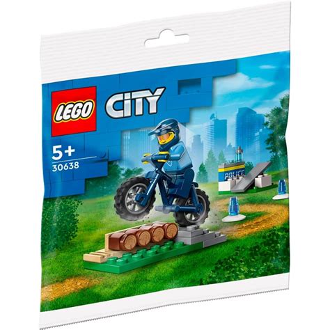 Police Bike Training Set Polybag LEGO City 30638 Super Briques