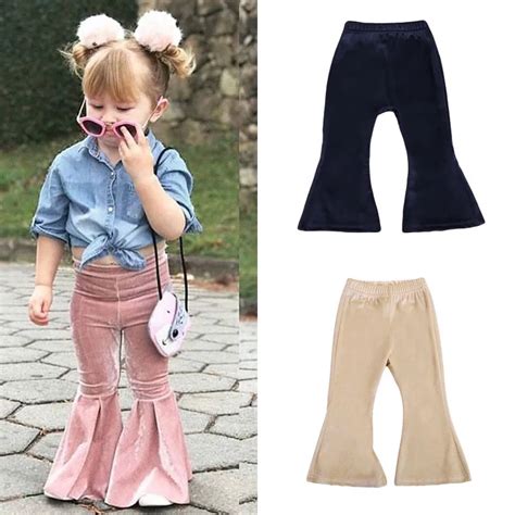 New Toddler Kids Girls Bell Bottoms 2019 Fashion Chilren Clothing