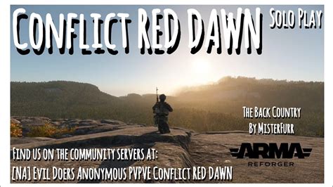 Arma Reforger Conflict RED DAWN YouTube