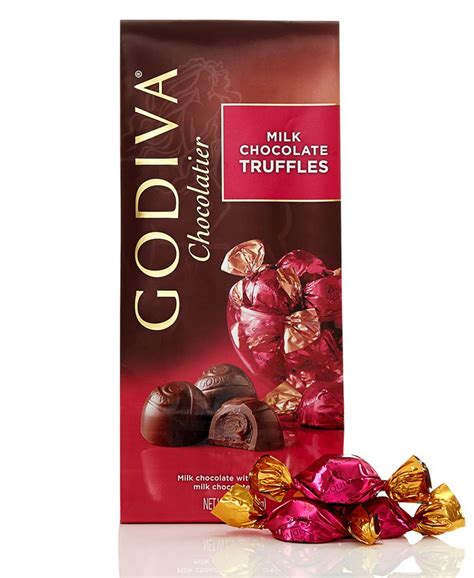 Godiva Individually Wrapped Milk Chocolate Truffles Macys