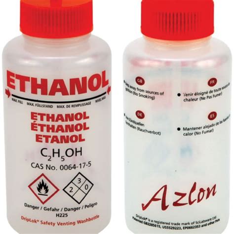 Dynalon Ethanol Ml Ghs Wash Bottles Lab Equipment