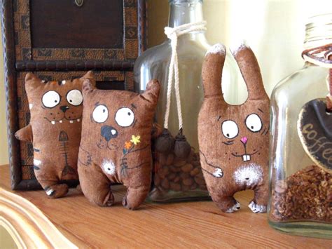 Кофейные игрушки Животные ручной работы – HandMade39.ru
